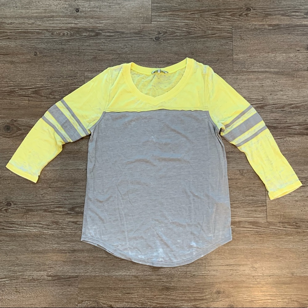 BKE Burnout 3/4 length t-shirt